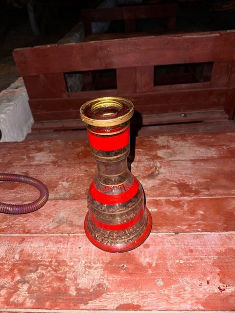 Qalaylı klassik nərgilə dəsti - Material: metal gövdə (gümüşü və mis — Bakı