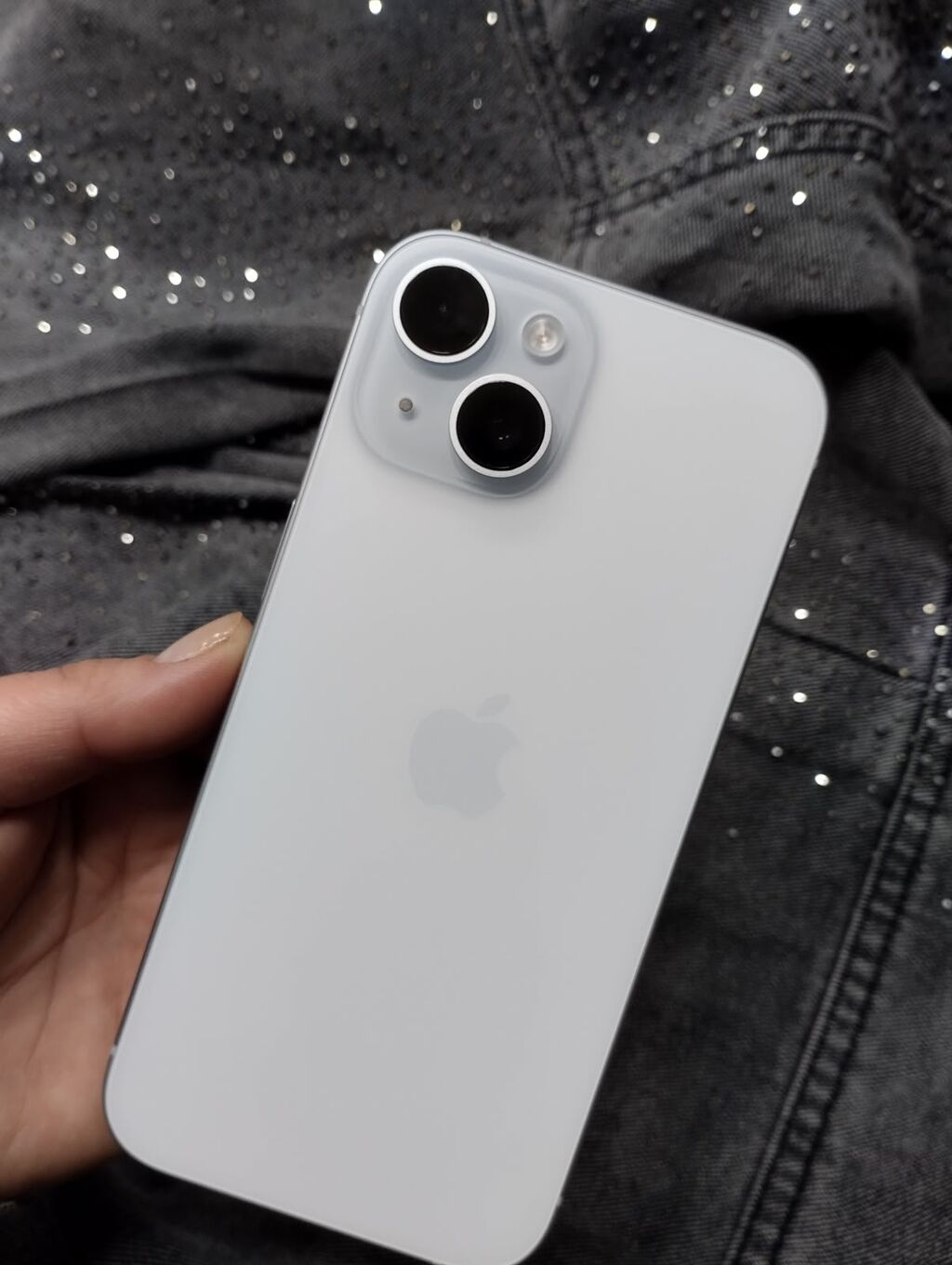 IPhone 15, Ağ, Face ID — Apple iPhone, Bakı (3)
