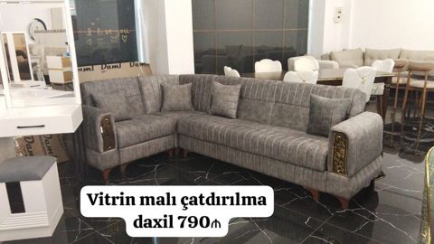 *Vitrin malı divan çatdırılma daxil 790₼ Açılır bazası var.Ünvan — Bakı