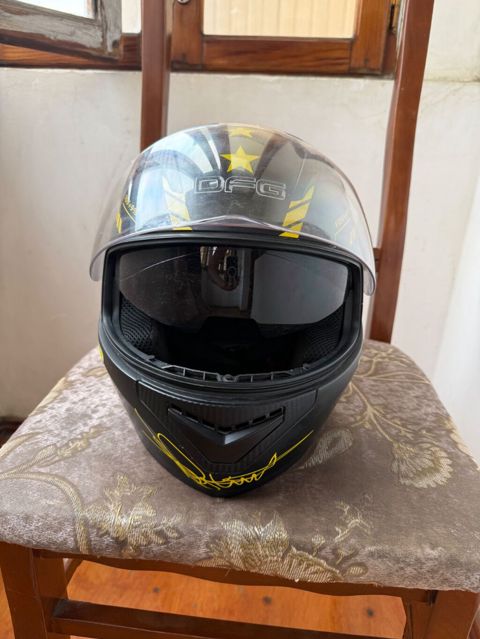 DFG tam üzlü motosiklet dəbilqəsi - Rəng və dizayn: mat qara korpus — 50 ₼ · Bakı · Motosiklet geyimi DFG tam üzlü motosiklet dəbilqəsi - Rəng və dizayn: mat qara korpus — Bakı