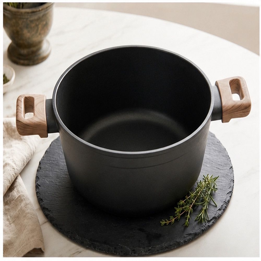 Qazan Danny Home, 5500 ml, alüminium, 26 sm, qara — Mallar, Bakı (2)