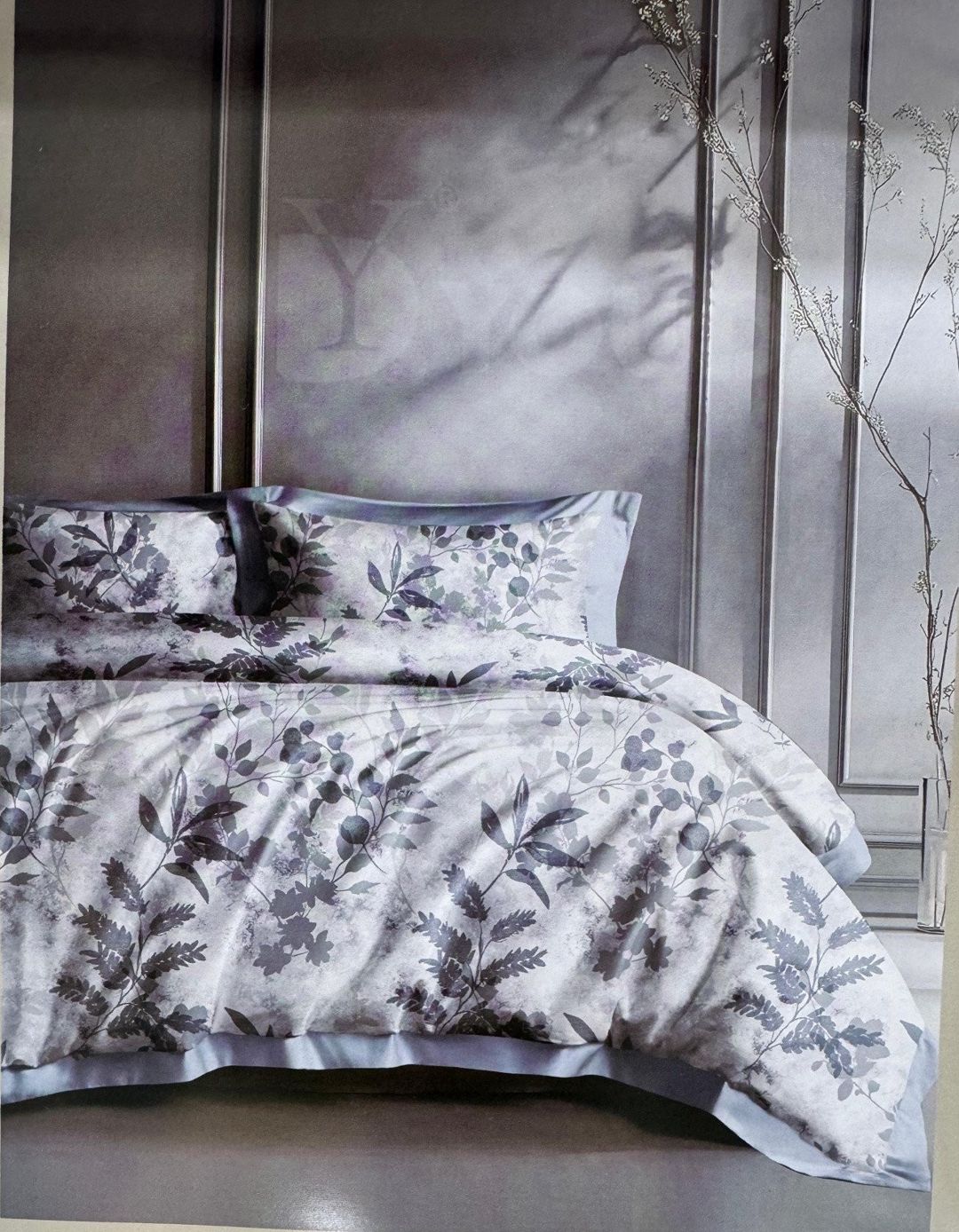 Yataq dəsti Annaberry 523, satin, ikinəfərlik, döşək örtüyü 240x260 sm, yorğan üzü 200x220 sm, yastıq üzü 50x70 sm 2 əd — Mallar, Bakı