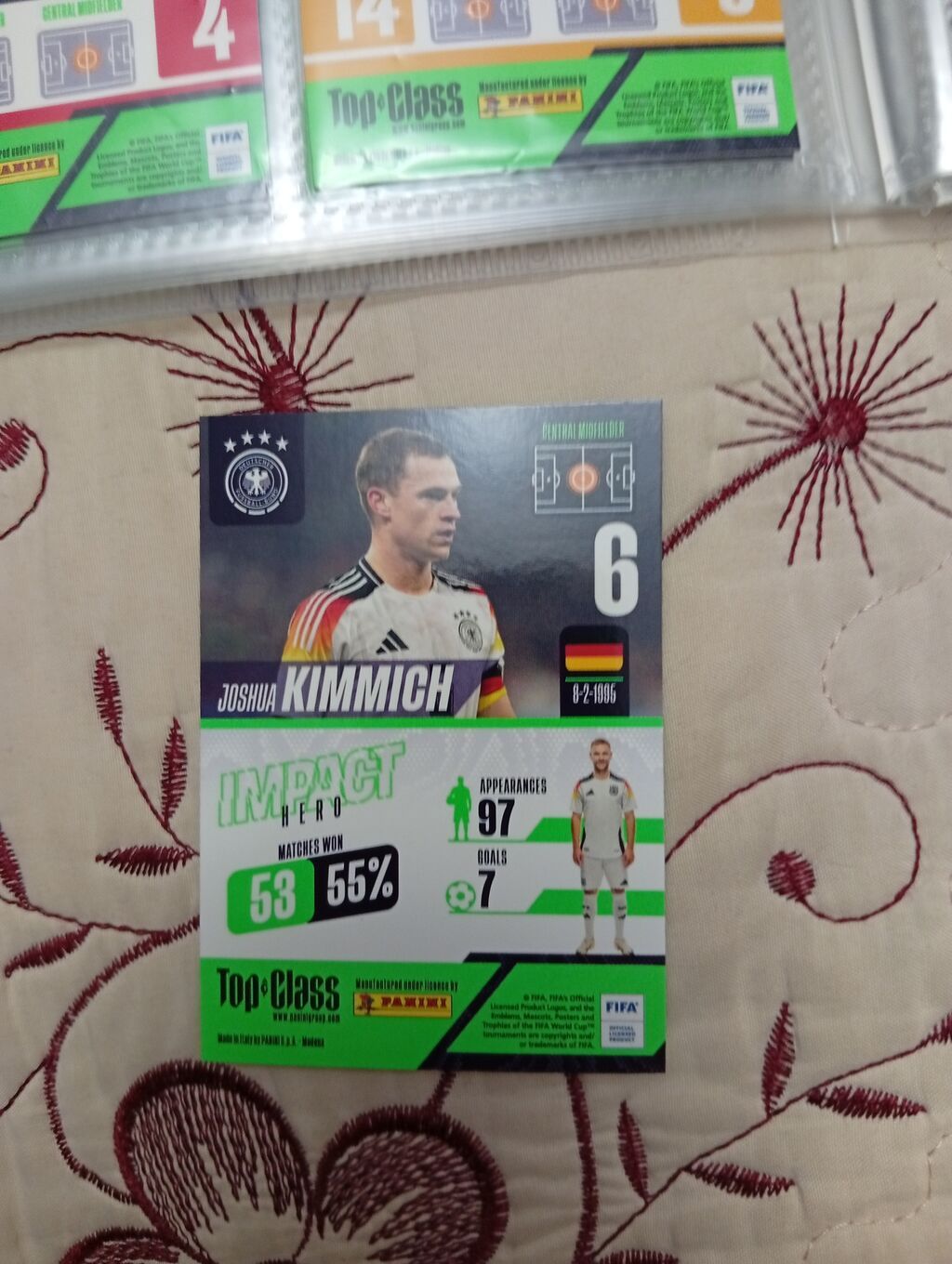 Panini Top Class – Joshua Kimmich “Impact Hero” kolleksiya kartı — Digər, Bakı (2)