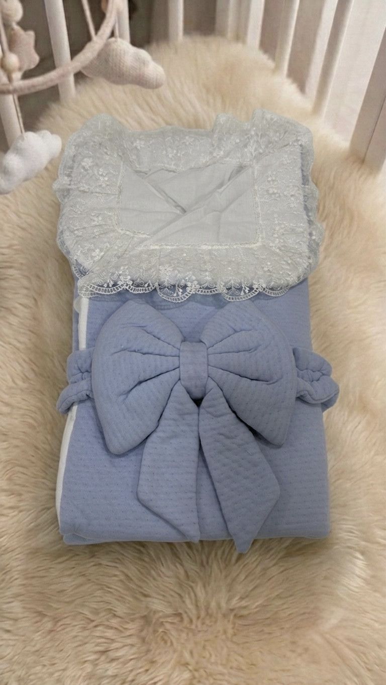 Yenidoğulmuş üçün zərf Seren Baby, mavi, pambıq, 0+ ay — Mallar, Bakı