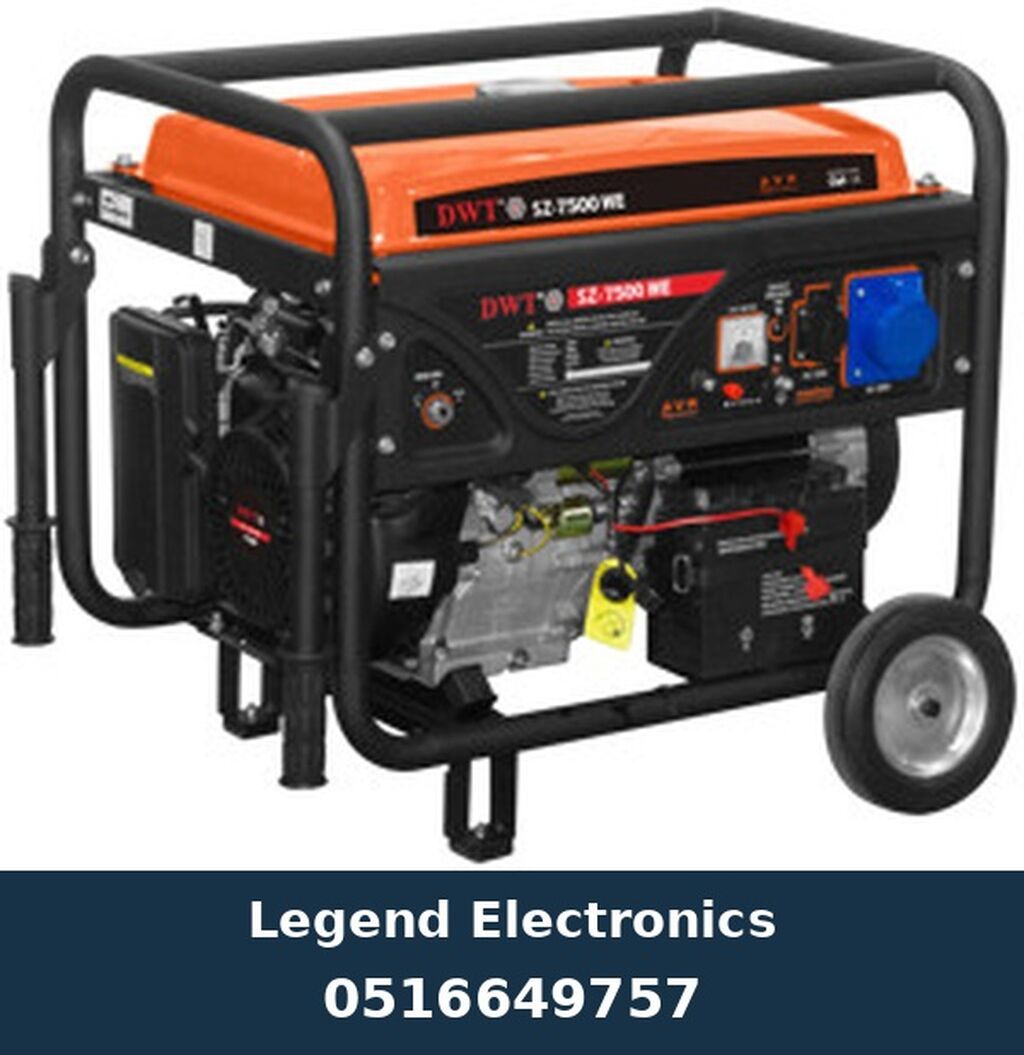 Elan başlığı: dwt generator benzin mexanika 7.5KVA SZ-7500 we Elan — Generatorlar, Bakı