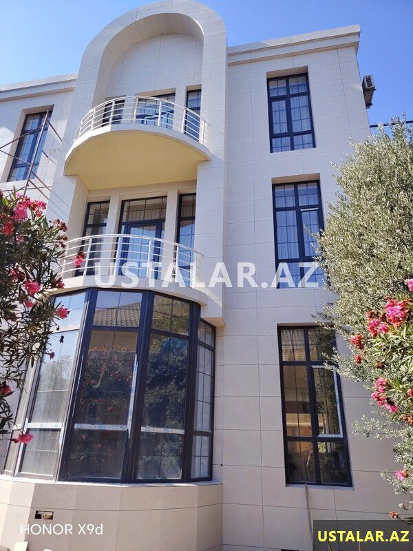 Fasad keramoqranit — Plitə işləri, Bakı