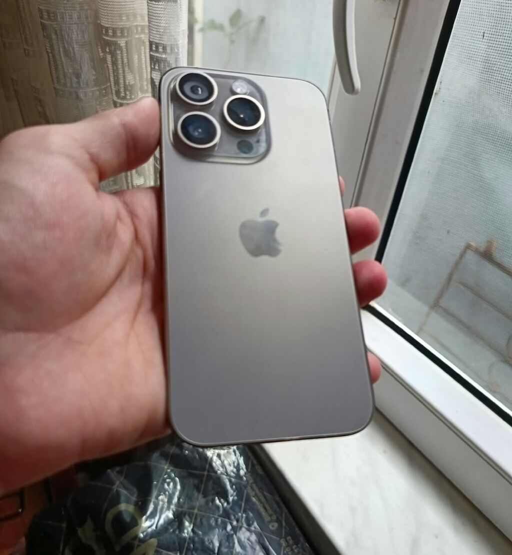 IPhone 15 Pro, 128 GB, Natural Titanium, Face ID — Apple iPhone, Bakı