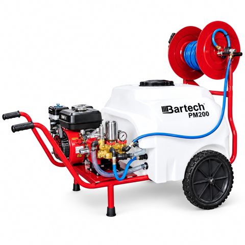 Benzinli çiləmə cihazı Barbaros Motor Makina PM100, 4.85 kVt, 196 sm³, Əl ilə işə salama, Metal, Plastik — Bakı