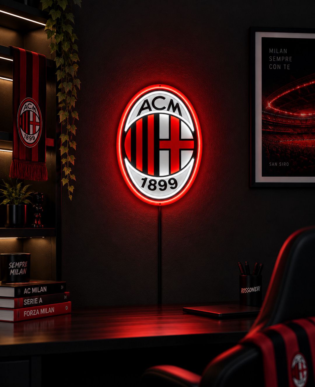 Azarkeş atributu No brand, AC Milan, Divar üçün dekor, Futbol — Mallar, Bakı
