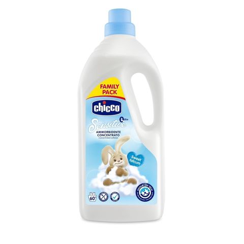Uşaq paltarları üçün kondisioner Chicco Sensitive Sweet Talcum, 1500 ml — Bakı