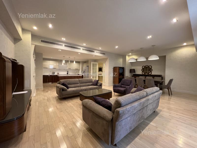 Kirayə 3 otaqlı Bina evi menzil (Yeni tikili), 180 m², Səbail rayonu — Mənzil, Bakı