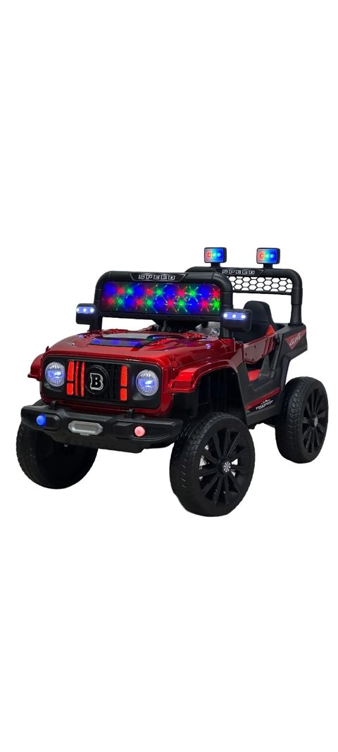 Uşaq elektrik avtomobili Jeep 603, qırmızı — Bakı