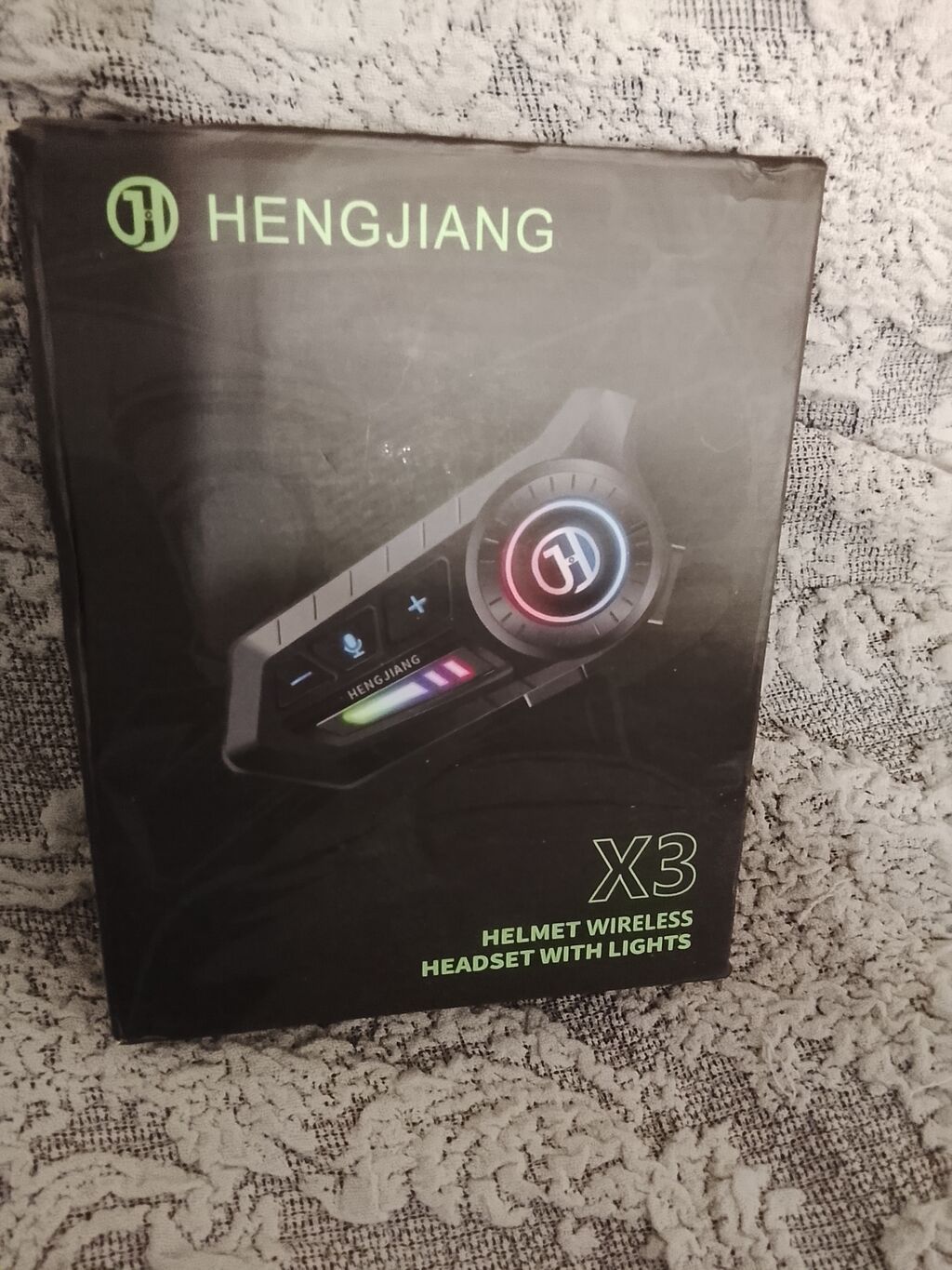 Hengjıang X3 – dəbilqə üçün simsiz qulaqlıq və işıqlarla Məhsul — Qulaqcıqlar, Mehdiabad