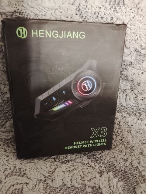 Hengjıang X3 – dəbilqə üçün simsiz qulaqlıq və işıqlarla Məhsul — Mehdiabad