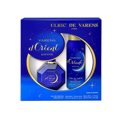 Ulric de Varens d'Orient Saphir qadınlar üçün ətir dəsti (ətir suyu 50 ml + dezodorant 125 ml) — Bakı