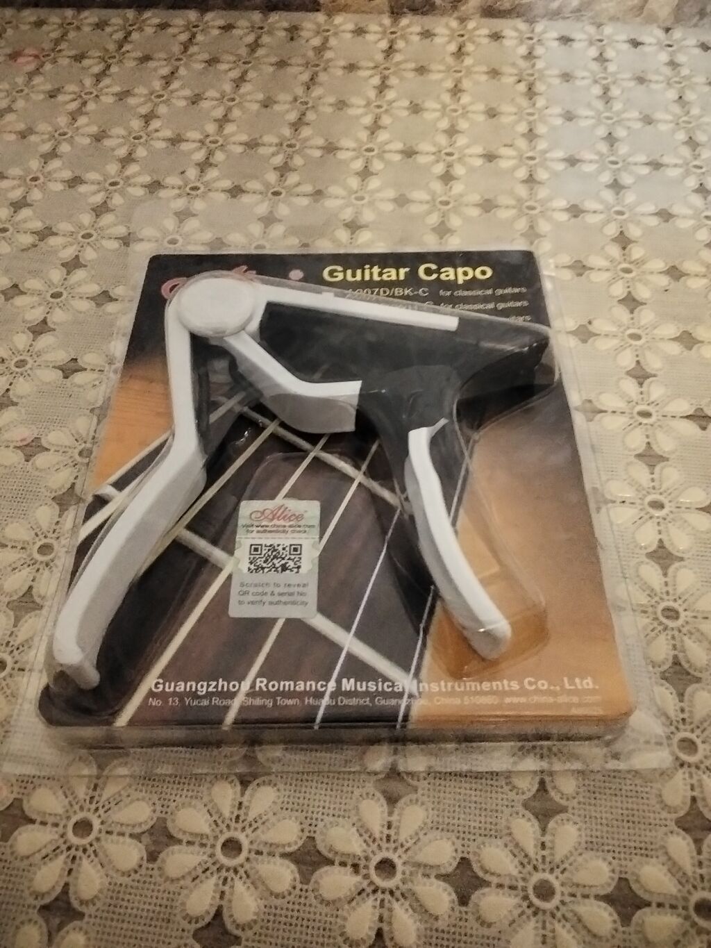 Məhsul: Alice Guitar Capo (A007D seriyası) + əlavə gitara teli (A5th — Musiqiə alətləri, Bakı (3)