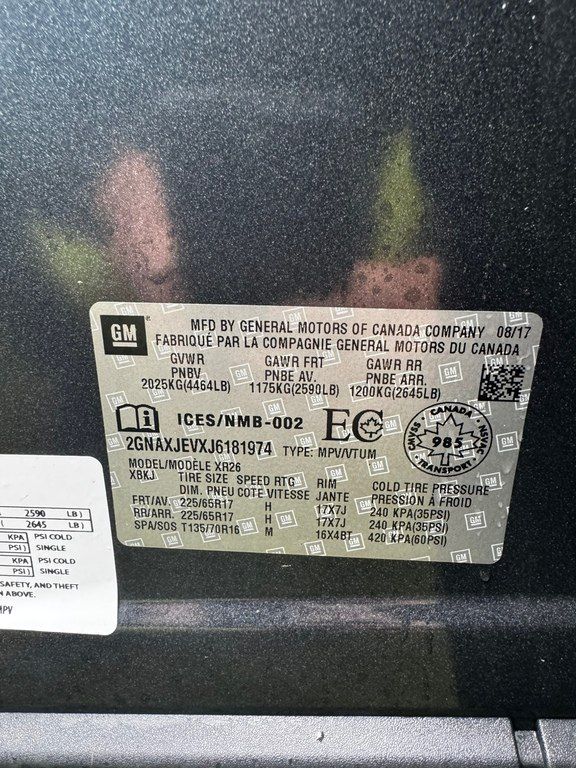 Chevrolet Equinox, 1.5 L, 2017 il, 217 000 km — Avtomobillər, Zaqatala (5)