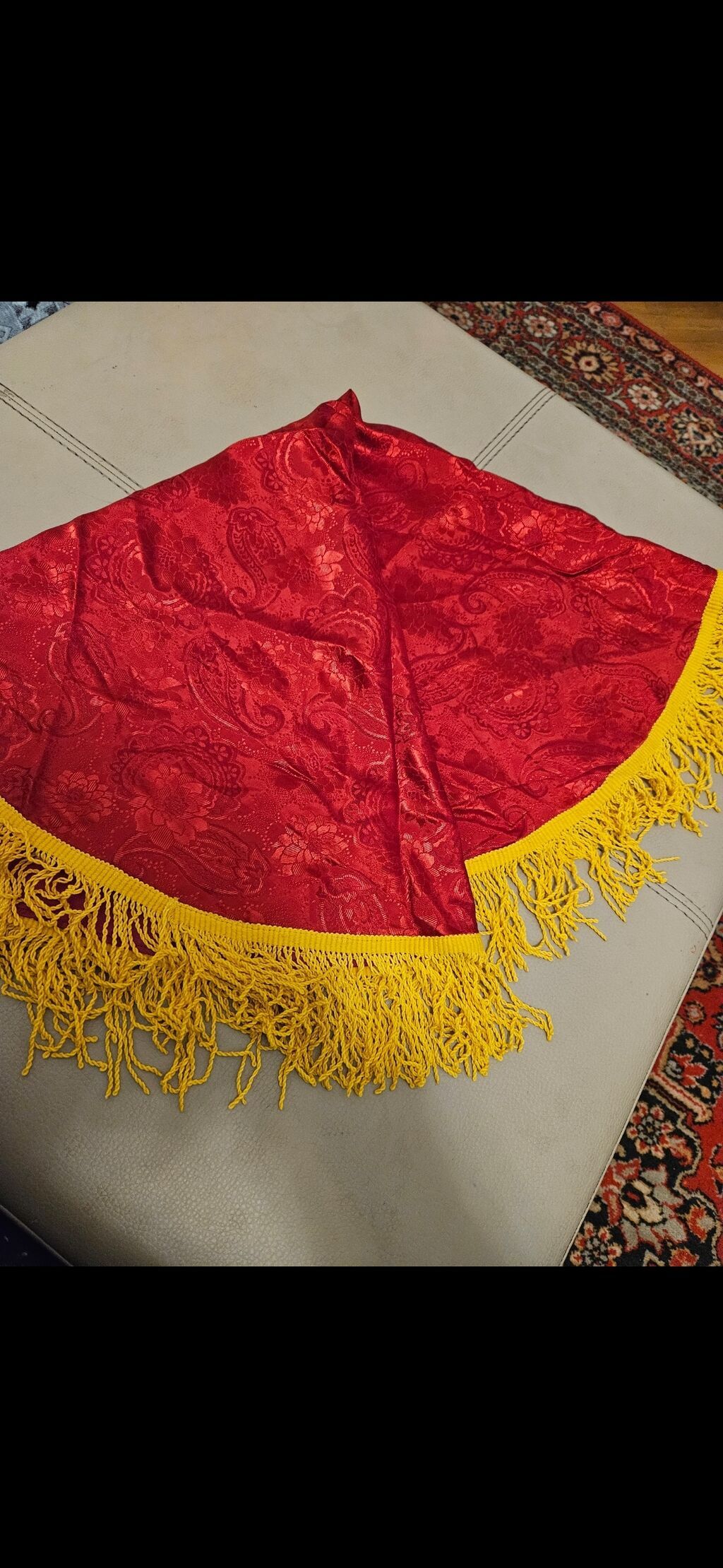 Qədimi saçaqlı xonça örtüyü ve ya süfre — Bayram məmulatı, Masazır