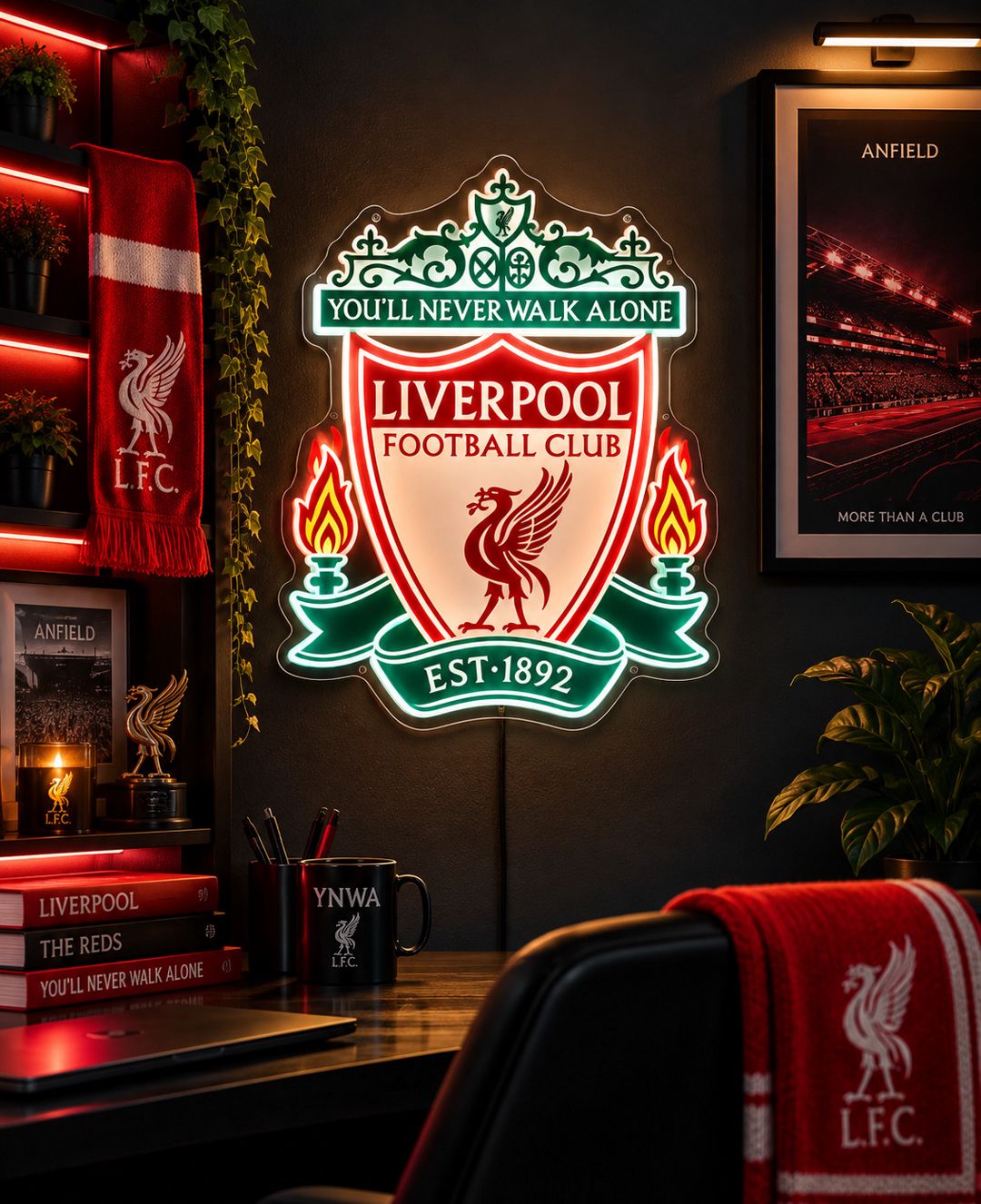 Azarkeş atributu No brand, Liverpool FC, Futbol, Divar üçün dekor — Mallar, Bakı (2)