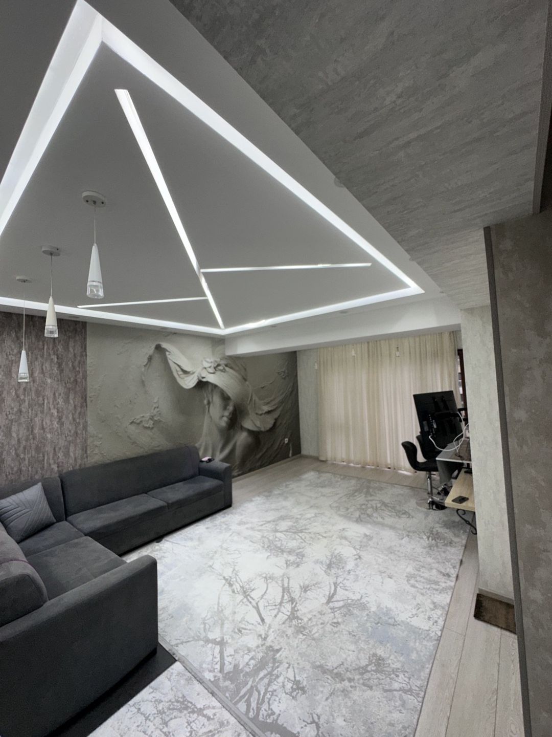 İcarəyə verilir 3 otaqlı yeni tikili 90 m² — Mənzil, Bakı (2)