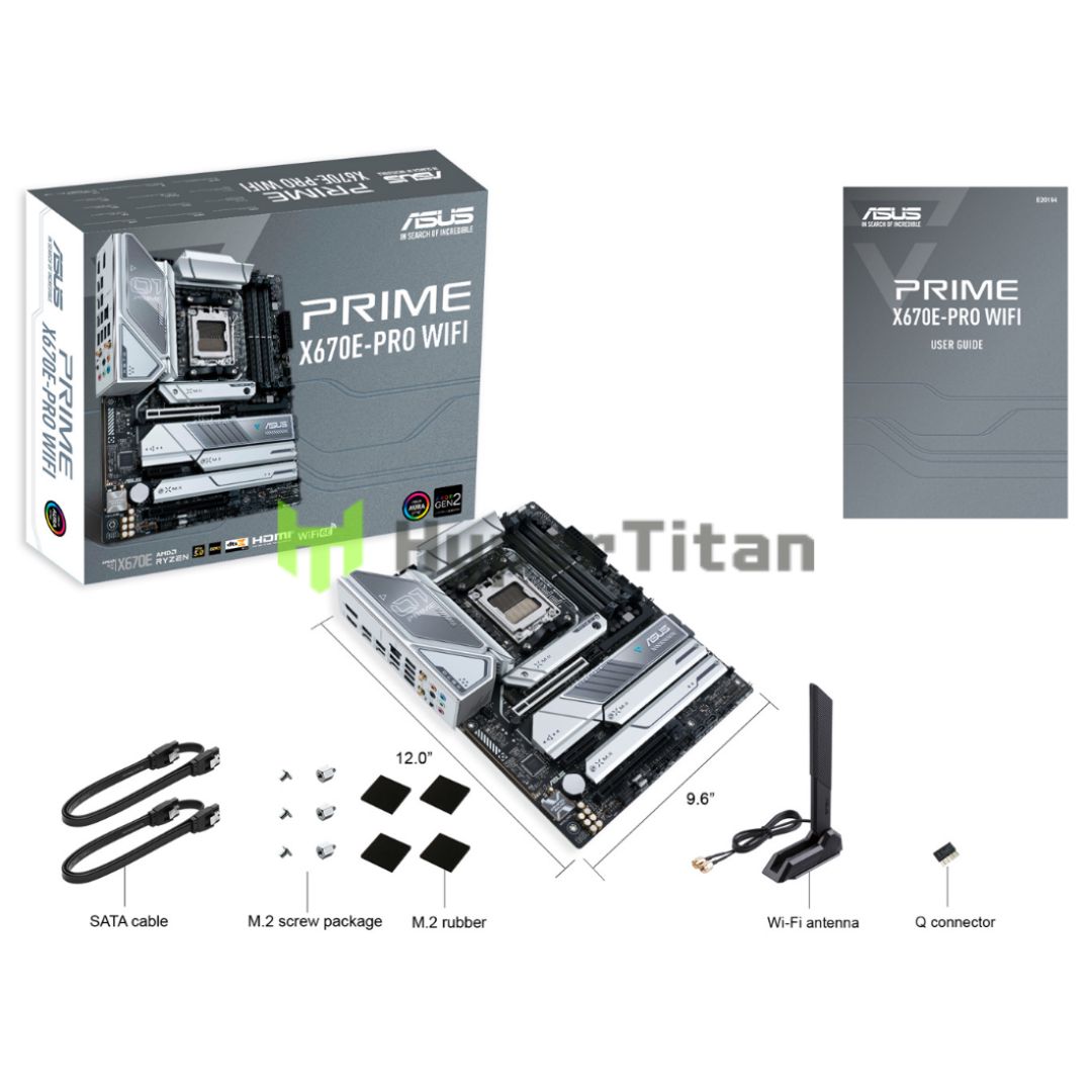 Asus Prime X670E-Pro WiFi AM5 — Ana platalar, Bakı (6)