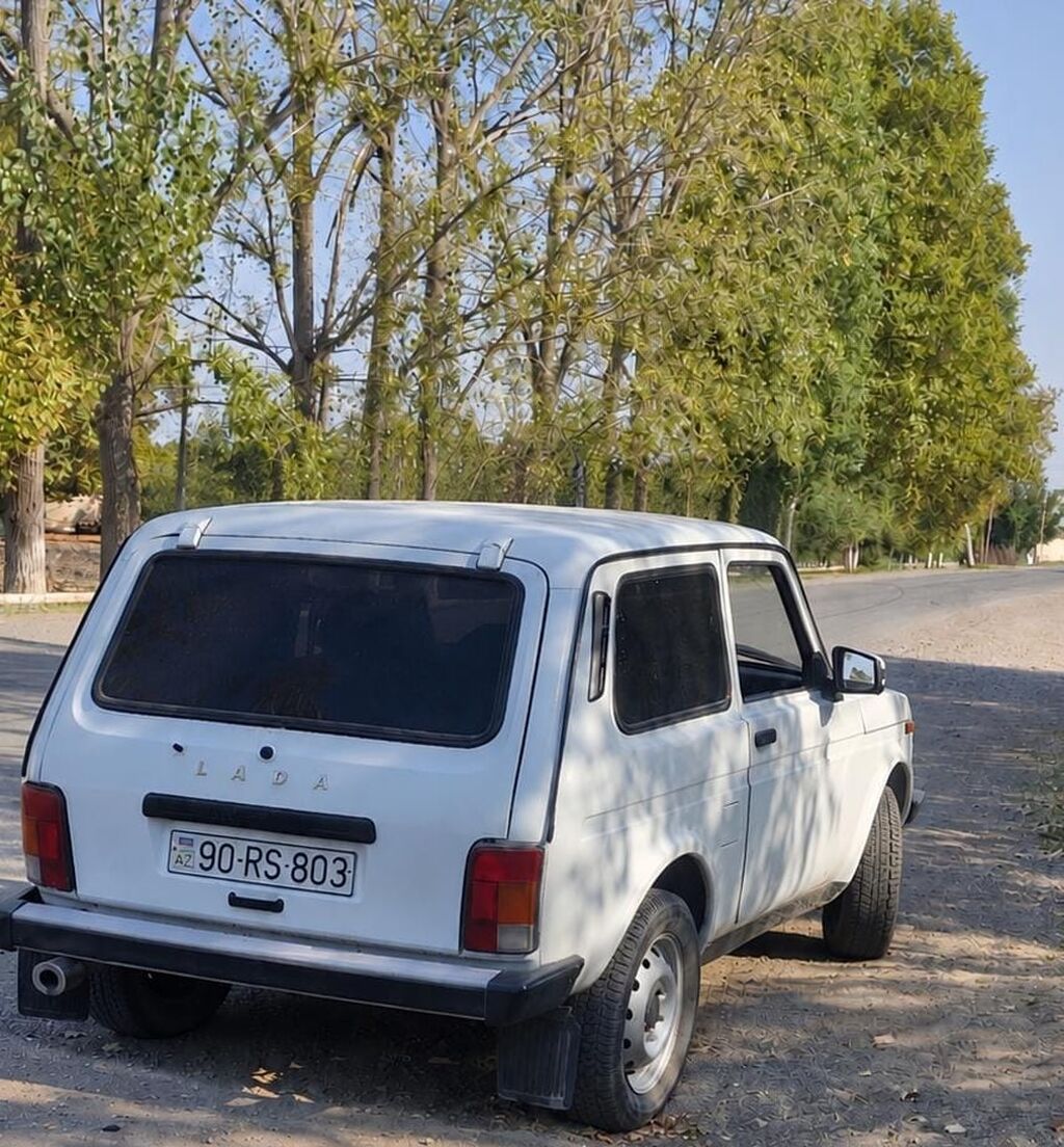 Lada Niva 3 qapı, ağ rəngli ofroud Xırda kosmetik işləri var 20-OR-530 — Avtomobillər, Gəncə (5)