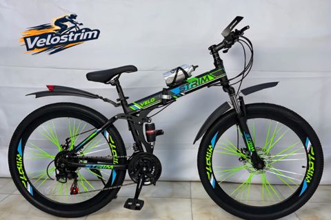 Velosiped VeloStrim 24", qara/yaşıl — Bakı