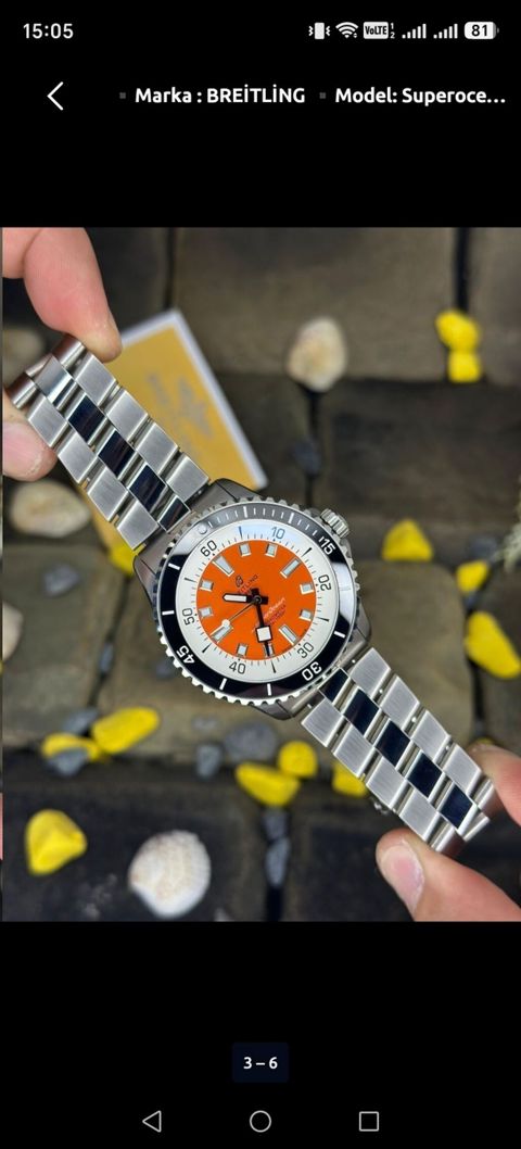 Yeni, Qol saatı, Breitling, rəng - Qara — Bakı