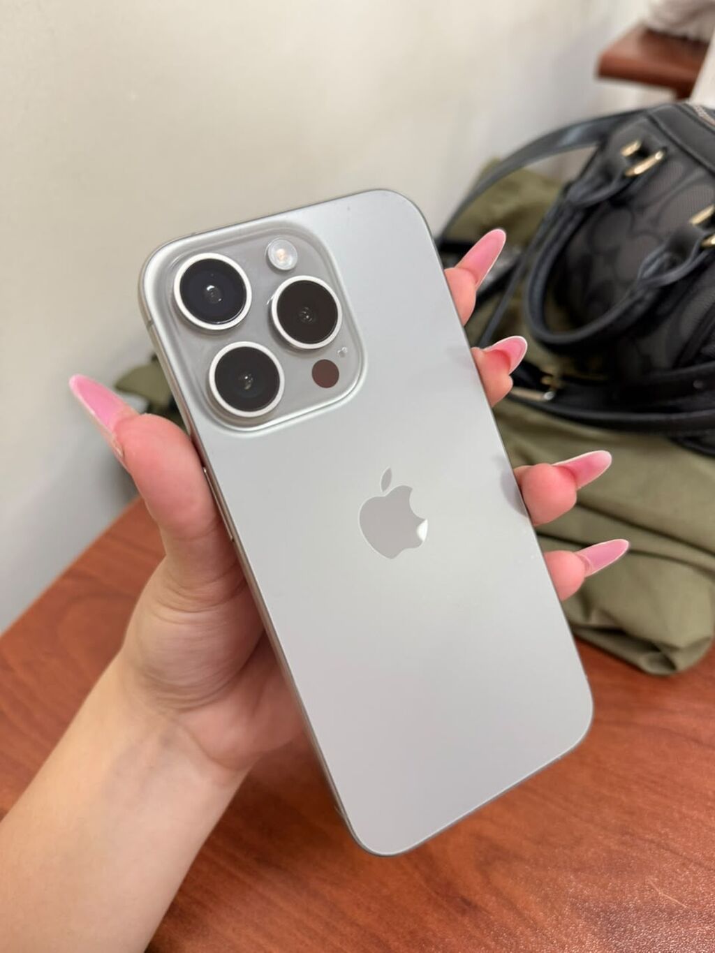 IPhone 15 Pro, 128 GB, Gümüşü, Face ID — Apple iPhone, Digah (2)