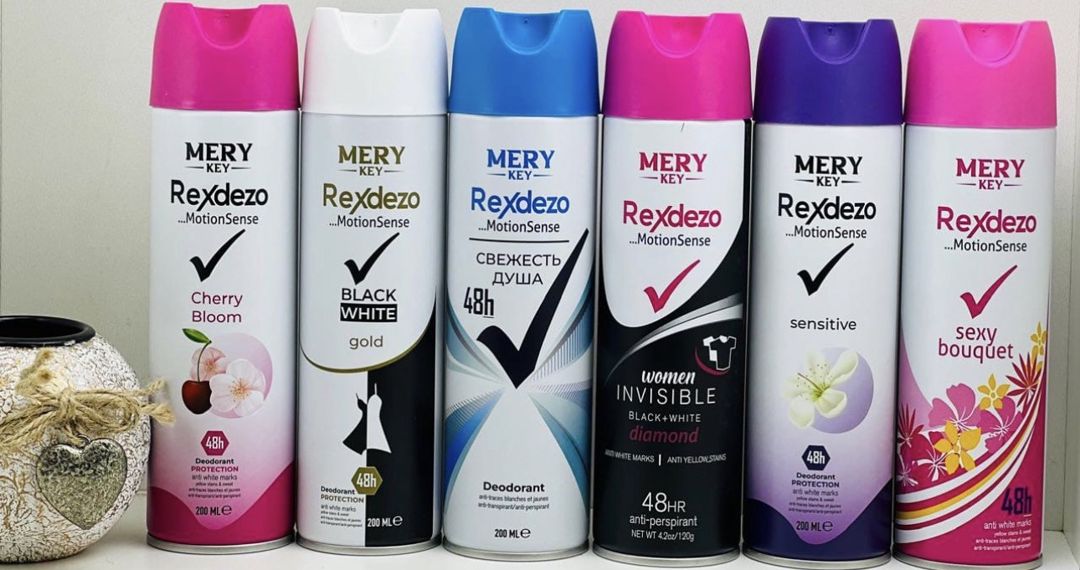 Dezodorant-antiperspirant dəsti Mery Key Rexdezo MotionSense, 6 x 200 ml — Mallar, Bakı