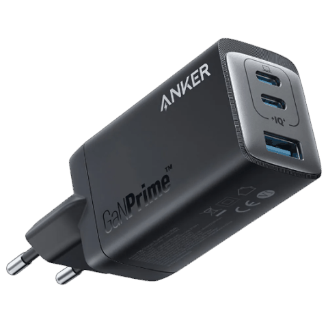 Charger Connector Travel Anker 735 (3 Ports )65W A2668311 Black — Bakı