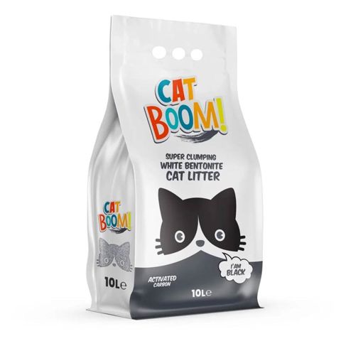 Topalanan doldurucu Cat Boom Activated Carbon pişiklər üçün 10 l — Bakı