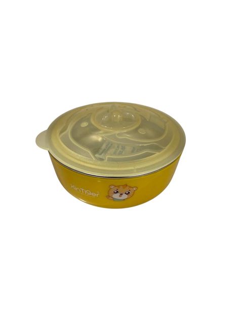 Lanç-boks 004, paslanmayan polad/plastik, sarı, 350 ml — Bakı