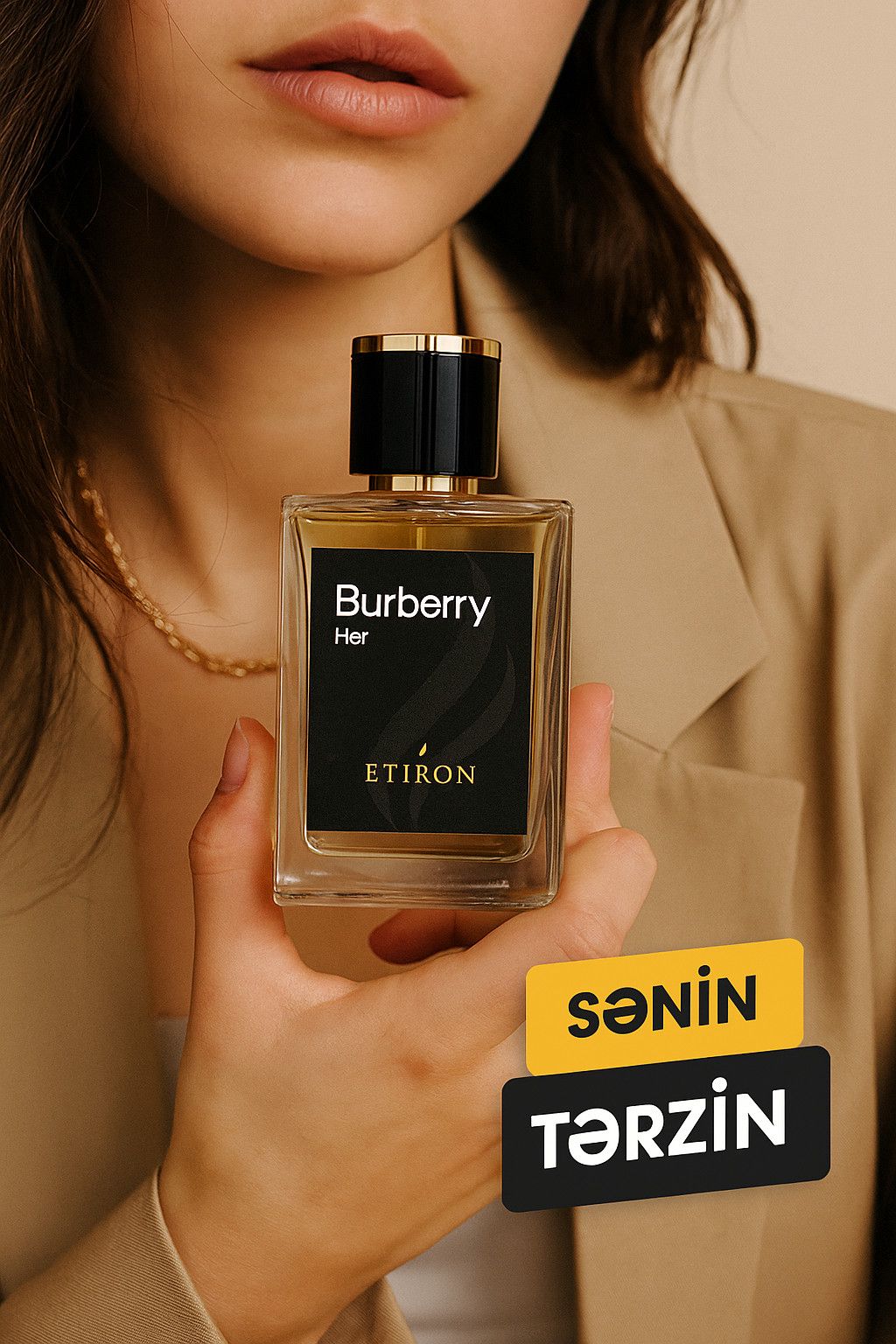 No Brand Etiron Her Burberry qadınlar üçün ətir suyu 55 ml — Mallar, Bakı (2)