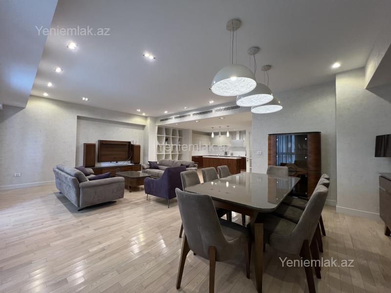 Kirayə 3 otaqlı Bina evi menzil (Yeni tikili), 180 m², Səbail rayonu — Mənzil, Bakı (4)