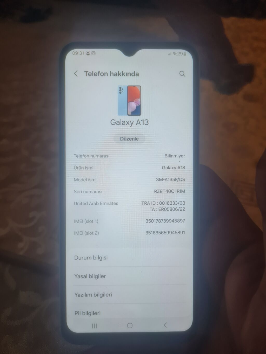 Samsung Galaxy A13, 64 GB, rəng - Qara, İki sim kartlı — Samsung, Bakı (4)