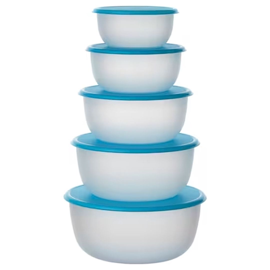 Konteyner dəsti IKEA Reda 702.464.71, polipropilen/polietilen, mavi, 5 əd — Mallar, Bakı