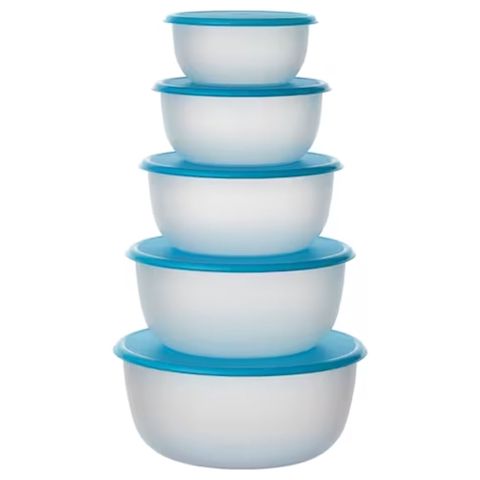 Konteyner dəsti IKEA Reda 702.464.71, polipropilen/polietilen, mavi, 5 əd — Bakı