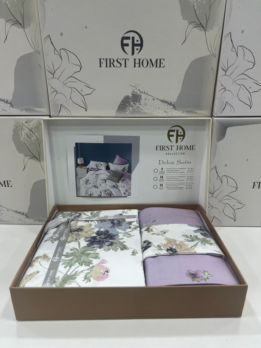 Yataq dəsti First Home A20, yorğan üzü 160х220 sm, mələfə 170х240 sm, mələfə 50х70 sm, təknəfərlik, pambıq — Mallar, Bakı (2)