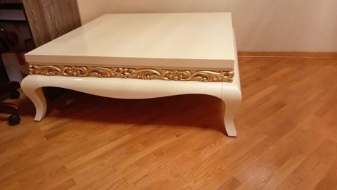 Kvadrat masa, Açılmayan, Təkərsiz, Parlaq laminat, Ünvandan götürmə — Bakı