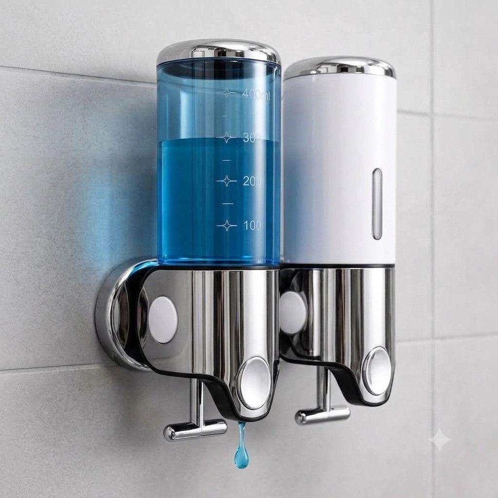 İkili mexaniki dispenser, plastik, 700 ml — Mallar, Bakı
