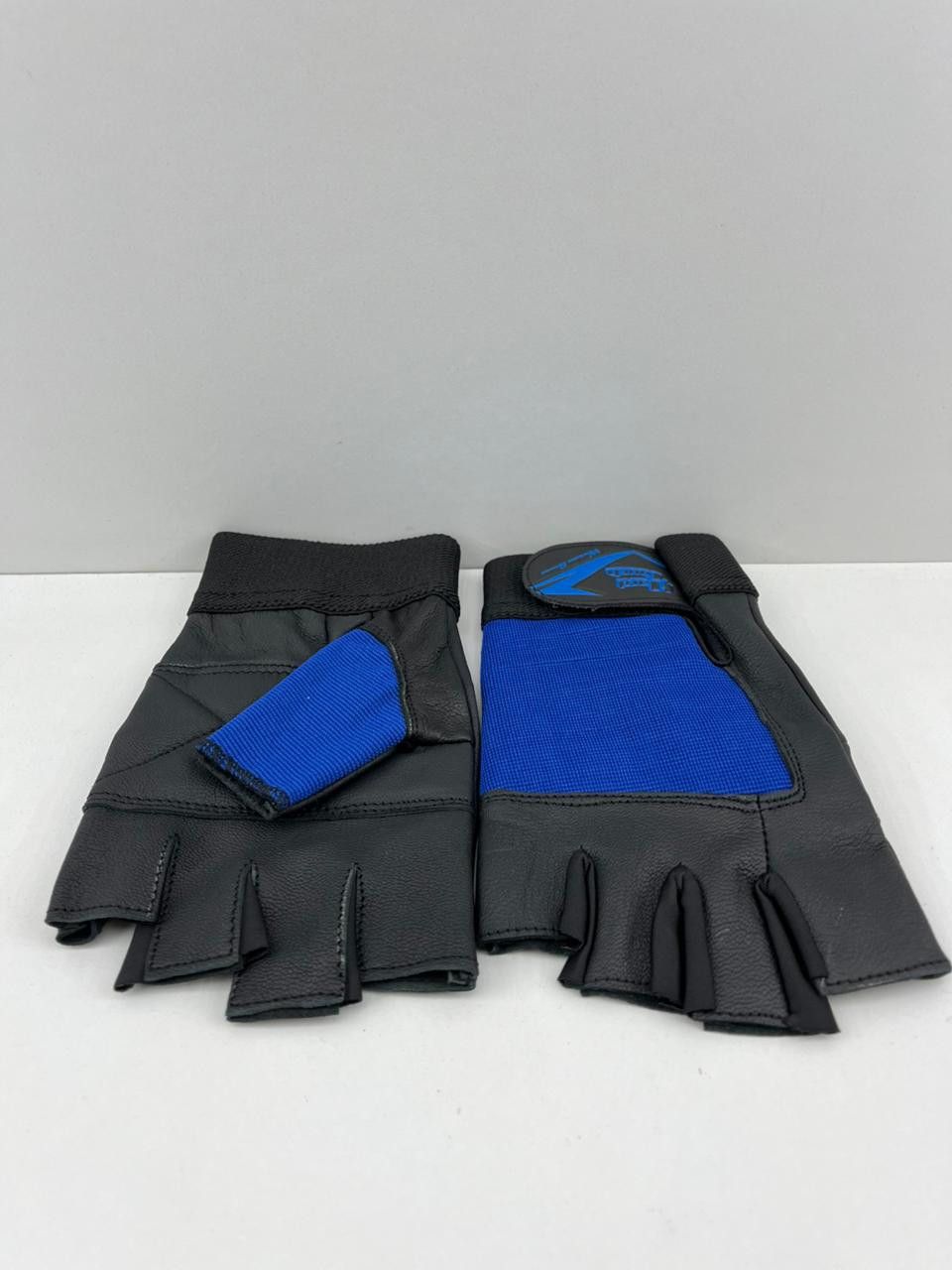 Məşq üçün əlcəklər A-01, qara/göy, parça, ölçü 2XL — Mallar, Bakı