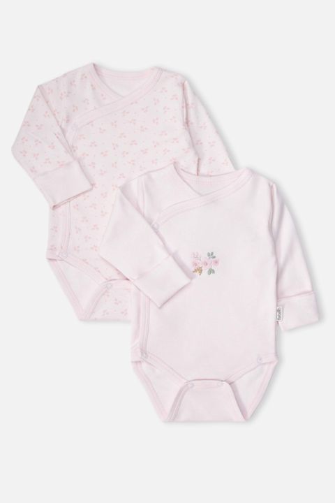 Bodi Bebetto T4335, çəhrayı, pambıq, ölçü 1-3 ay — Bakı