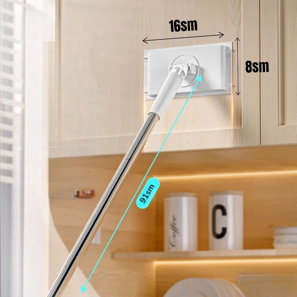 Platformalı lif süpürgə, metal/plastik, bənövşəyi, 91 sm — Mallar, Bakı (3)