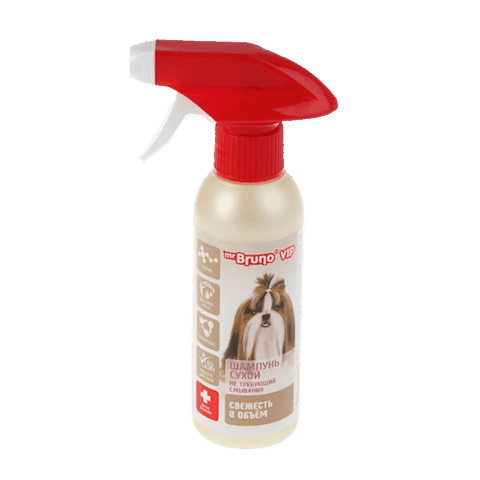 İtlər üçün quru şampun Mr.Bruno VIP Tərəvət və həcm 200 ml — Bakı