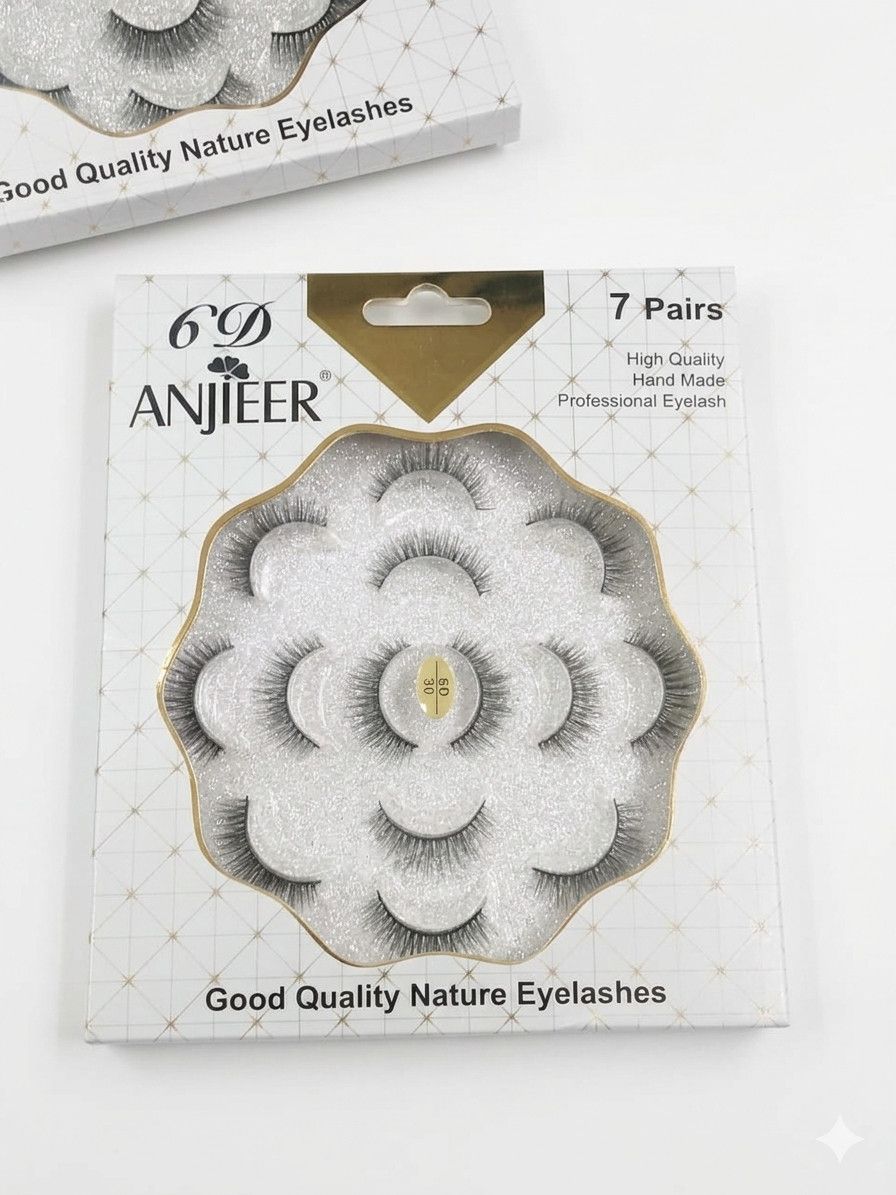 Taxma kipriklər dəsti Anjieer Nature 6D, 7 cüt — Mallar, Bakı (2)