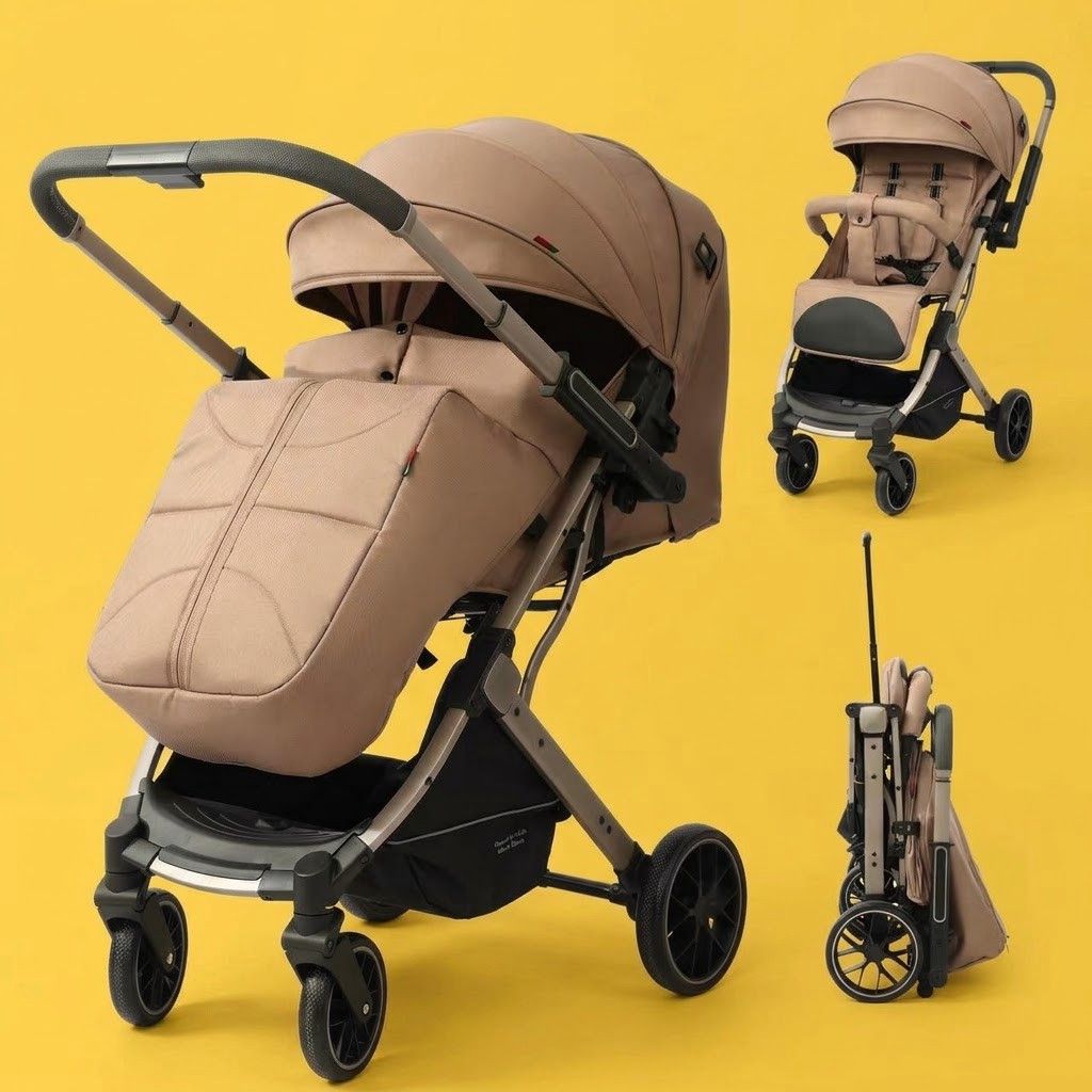 Uşaq arabası Modern Baby Stroller VP011, 0–3 yaş, qəhvəyi — Mallar, Bakı