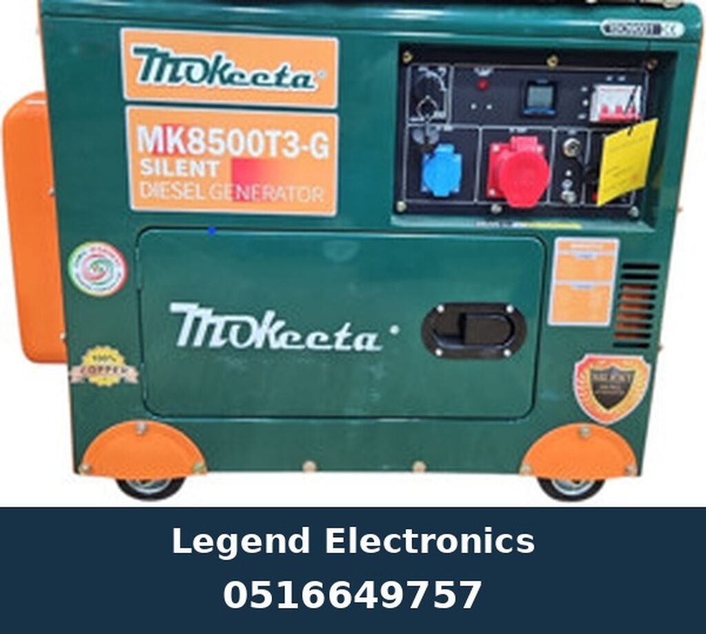 Elan başlığı: Dizel generatoru Makeeta MK8500T3-G Elan mətni: Makeeta — Generatorlar, Bakı