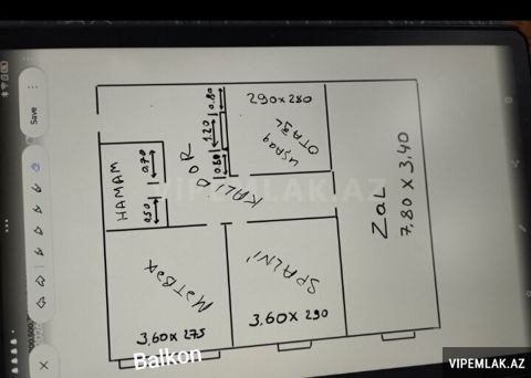 Abşeron rayonunda 3 otaqlı Yeni tikili Satılır, 73 m² — Bakı