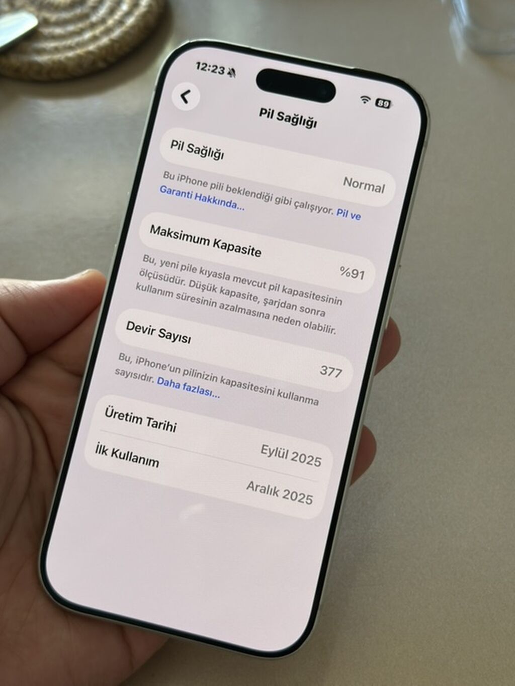 IPhone 17 Pro, 256 GB, Ağ, Face ID — Apple iPhone, Bakı (4)